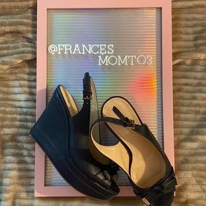 Tommy Hilfiger navy wedges